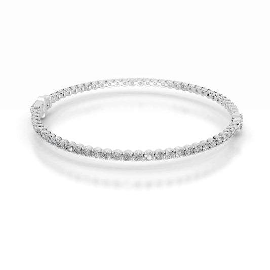 9 TCW Pear Lab Grown Diamond Cheryl Bracelet.