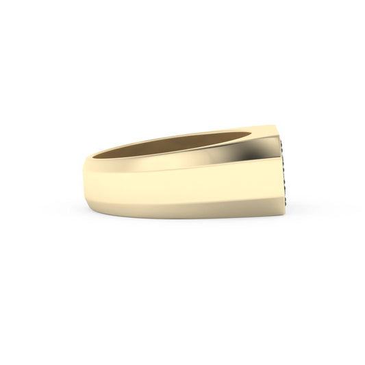 0.41 TCW Round Lab-Grown Diamond Multi-Stone Wedding Band in Gold