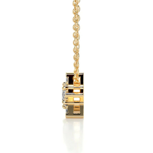 0.25 CT Round Lab Grown Diamond Necklace.
