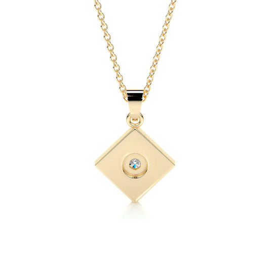 0.25 CT Round Lab Grown Diamond Necklace.