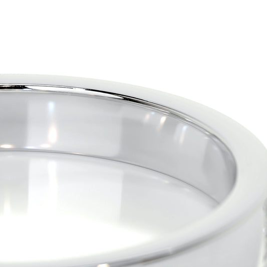 0.20 CT Round Half Eternity Lab-Grown Diamond Wedding Band – Classic Minimal Sparkle